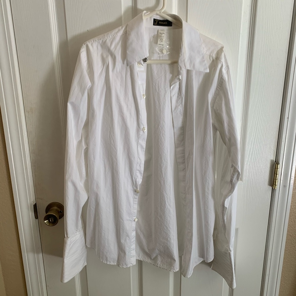 While Versace Dress Shirt